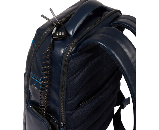  Рюкзак Piquadro Blue Square CA6592B2BM/BLU2 темно-синий натуральная кожа 