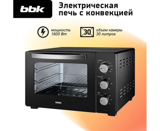  Электропечи BBK OE3037M черный 