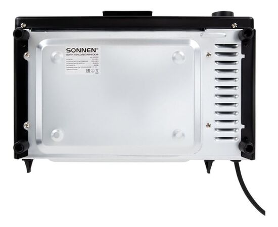  Мини-печь SONNEN EO-1001 (458308) 800Вт, 10л, таймер, нагрев до 230 °C, черная 